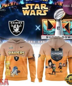 Las Vegas Raiders x Star Wars Super Bowl LXI All Team 2027 Hoodie, Viral 3D Graphic Tee Las Vegas Raiders X Star Wars Super Bowl Lxi All Team 2027 Hoodie
