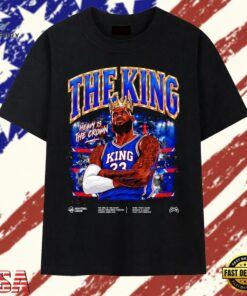 LeBron James The King Heavy Is the Crown T Shirt, Trendy 2D Print Shirt Lebron James The King Heavy IS The Crown T Shirt