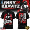 Lenny Kravitz Live 2026 T Shirt, Trending Music 3D Tee Lenny Kravitz Live 2026 T Shirt