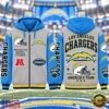 Los Angeles Chargers NFL Gridiron Heritage Zip Hoodie, Sports Fans 3D Shirt Los Angeles Chargers Nfl Gridiron Heritage Zip Hoodie