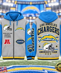 Los Angeles Chargers NFL Gridiron Heritage Zip Hoodie, Sports Fans 3D Shirt Los Angeles Chargers Nfl Gridiron Heritage Zip Hoodie