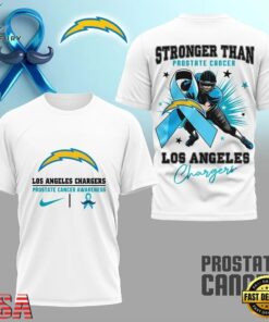 Los Angeles Chargers NFL Prostate Cancer Awareness Month 3D Shirt, Sports Fans 3D Shirt Los Angeles Chargers Nfl Prostate Cancer Awareness Month 3D Shirt