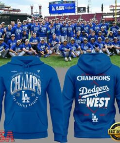 LOS ANGELES DODGERS ARE YOUR 2026 NL WEST CHAMPS Hoodie, Viral 3D Graphic Tee Los Angeles Dodgers Are Your 2026 NL West Champs Hoodie
