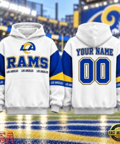 Los Angeles Rams 2026 NFL Gridiron Heritage Varsity Hoodie, Sports Fans 3D Shirt Los Angeles Rams 2026 Nfl Gridiron Heritage Varsity Hoodie