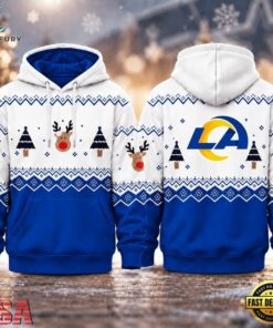 Los Angeles Rams NFL Christmas Game Day Hoodie Shirt, Sports Fans 3D Shirt Los Angeles Rams Nfl Christmas Game Day Hoodie Shirt