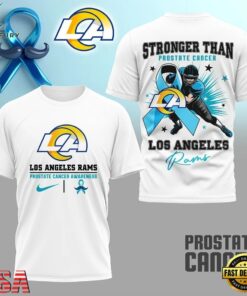 Los Angeles Rams NFL Prostate Cancer Awareness Month 3D Shirt, Sports Fans 3D Shirt Los Angeles Rams Nfl Prostate Cancer Awareness Month 3D Shirt