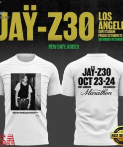 Marathon x JAY Z 30 2026 Exclusive T Shirt, Trending Music 3D Tee Marathon X Jay Z 30 2026 Exclusive T Shirt