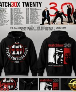 Matchbox Twenty 30 North American Tour 2027 Hoodie, Trending Music 3D Tee Matchbox Twenty 30 North American Tour 2027 Hoodie