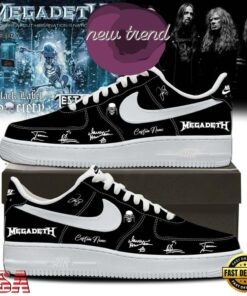 Megadeth Breakout Hibernation Of The Nations 2026 Custom Air Force 1 Shoes Sneakers, Music Lover AF1 Shoes Megadeth Breakout Hibernation OF The Nations 2026 Custom Air Force 1 Shoes Sneakers
