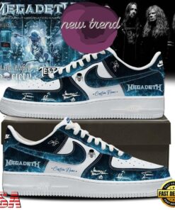 Megadeth Breakout Hibernation Of The Nations 2026 Customize Air Force 1 Shoes Sneakers, Music Lover AF1 Shoes Megadeth Breakout Hibernation OF The Nations 2026 Customize Air Force 1 Shoes Sneakers