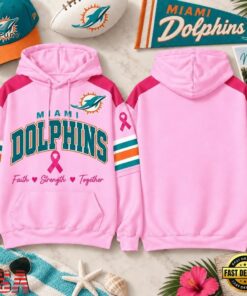 Miami Dolphins 2026 NFL Breast Cancer Awareness Game Day Hoodie Shirt, Sports Fans 3D Shirt Miami Dolphins 2026 Nfl Breast Cancer Awareness Game Day Hoodie Shirt