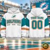 Miami Dolphins 2026 NFL Gridiron Heritage Varsity Hoodie, Sports Fans 3D Shirt Miami Dolphins 2026 Nfl Gridiron Heritage Varsity Hoodie