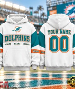 Miami Dolphins 2026 NFL Gridiron Heritage Varsity Hoodie, Sports Fans 3D Shirt Miami Dolphins 2026 Nfl Gridiron Heritage Varsity Hoodie