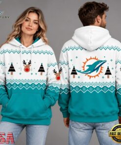 Miami Dolphins NFL Christmas 2026 Limited Edition Hoodie, Sports Fans 3D Shirt Miami Dolphins Nfl Christmas 2026 Limited Edition Hoodie