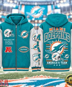 Miami Dolphins NFL Gridiron Heritage Zip Hoodie, Sports Fans 3D Shirt Miami Dolphins Nfl Gridiron Heritage Zip Hoodie