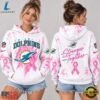 Miami Dolphins NFL Pink Ribbon Stronger Together Breast Cancer Awareness Hoodie, Sports Fans 3D Shirt Miami Dolphins Nfl Pink Ribbon Stronger Together Breast Cancer Awareness Hoodie