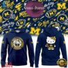 Michigan Wolverines x Hello Kitty 2026 Limited Edition Hoodie, Viral 3D Graphic Tee Michigan Wolverines X Hello Kitty 2026 Limited Edition Hoodie