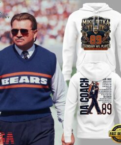 Mike Ditka Chicago Bears 2026 Hoodie, Viral 3D Graphic Tee Mike Ditka Chicago Bears 2026 Hoodie