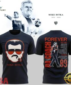 Mike Ditka Forever Chicago Bears Paying Tribute to Da Coach T Shirt, Viral 3D Graphic Tee Mike Ditka Forever Chicago Bears Paying Tribute TO DA Coach T Shirt