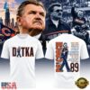 Mike Ditka Forever Chicago Bears White T Shirt, Viral 3D Graphic Tee Mike Ditka Forever Chicago Bears White T Shirt