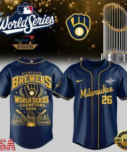 Milwaukee Brewers 2026 World Series Champions Jersey Shirt, Hot Baseball Jersey Milwaukee Brewers 2026 World Series Champions Jersey Shirt