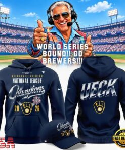 Milwaukee Brewers National League Champions UECK 2026 Limited Edition Hoodie, Viral 3D Graphic Tee Milwaukee Brewers National League Champions Ueck 2026 Limited Edition Hoodie