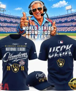 Milwaukee Brewers National League Champions UECK 2026 Limited Edition T Shirt, Viral 3D Graphic Tee Milwaukee Brewers National League Champions Ueck 2026 Limited Edition T Shirt