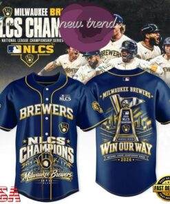 Milwaukee Brewers NLCS Champions 2026 Baseball Jersey, Hot Baseball Jersey Milwaukee Brewers Nlcs Champions 2026 Baseball Jersey