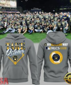 Milwaukee Brewers Take October NLCS Bound Win Our Way 2026 Hoodie, Viral 3D Graphic Tee Milwaukee Brewers Take October Nlcs Bound Win Our Way 2026 Hoodie