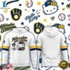 Milwaukee Brewers x Hello Kitty Hoodie, Viral 3D Graphic Tee Milwaukee Brewers X Hello Kitty Hoodie