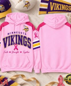Minnesota Vikings 2026 NFL Breast Cancer Awareness Game Day Hoodie Shirt, Sports Fans 3D Shirt Minnesota Vikings 2026 Nfl Breast Cancer Awareness Game Day Hoodie Shirt