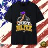 Minnesota Vikings Just Blitz NFL Football T Shirt, Trendy 2D Print Shirt Minnesota Vikings Just Blitz Nfl Football T Shirt