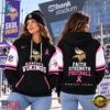 Minnesota Vikings NFL Breast Cancer Awareness Hoodie, Faith Strength Football 3D Shirt, Sports Fans 3D Shirt Minnesota Vikings Nfl Breast Cancer Awareness Hoodie Faith Strength Football 3D Shirt