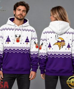 Minnesota Vikings NFL Christmas 2026 Limited Edition Hoodie, Sports Fans 3D Shirt Minnesota Vikings Nfl Christmas 2026 Limited Edition Hoodie