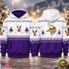 Minnesota Vikings NFL Christmas Game Day Hoodie Shirt, Sports Fans 3D Shirt Minnesota Vikings Nfl Christmas Game Day Hoodie Shirt