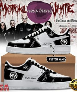Motionless In White The Sweat and Blood Tour 2026 Air Force 1 Shoes Sneakers, Music Lover AF1 Shoes Motionless IN White The Sweat And Blood Tour 2026 Air Force 1 Shoes Sneakers