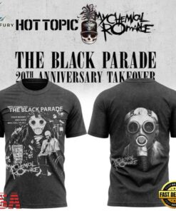 My Chemical Romance The Black Parade 20th Anniversary 2026 Special New T Shirt, Trending Music 3D Tee MY Chemical Romance The Black Parade 20th Anniversary 2026 Special New T Shirt