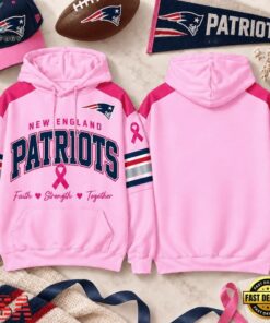New England Patriots 2026 NFL Breast Cancer Awareness Game Day Hoodie Shirt, Sports Fans 3D Shirt New England Patriots 2026 Nfl Breast Cancer Awareness Game Day Hoodie Shirt