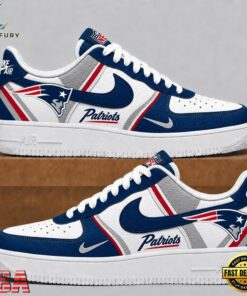 New England Patriots 2026 NFL Team Air Force 1 Shoes Sneakers, NFL Fan AF1 Shoes New England Patriots 2026 Nfl Team Air Force 1 Shoes Sneakers