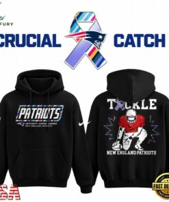 New England Patriots Crucial Catch Intercept Cancer 2026 Hoodie, Viral 3D Graphic Tee New England Patriots Crucial Catch Intercept Cancer 2026 Hoodie