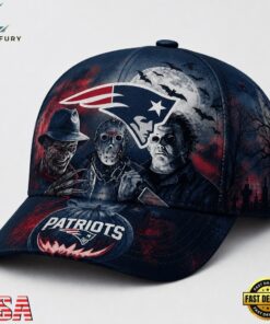 New England Patriots NFL Horror Night Halloween 2026 Design Classic Cap, Football Limited Edition Cap New England Patriots Nfl Horror Night Halloween 2026 Design Classic Cap