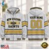 New Orleans Saints NFL Varsity Stripe Zip Hoodie, Sports Fans 3D Shirt New Orleans Saints Nfl Varsity Stripe Zip Hoodie