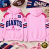 New York Giants 2026 NFL Breast Cancer Awareness Game Day Hoodie Shirt, Sports Fans 3D Shirt New York Giants 2026 Nfl Breast Cancer Awareness Game Day Hoodie Shirt