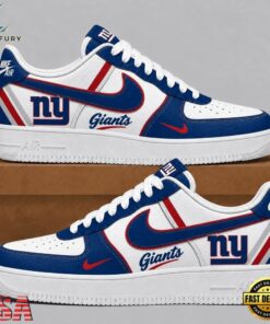New York Giants 2026 NFL Team Air Force 1 Shoes Sneakers, NFL Fan AF1 Shoes New York Giants 2026 Nfl Team Air Force 1 Shoes Sneakers