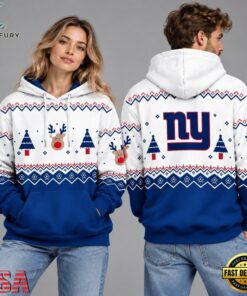 New York Giants NFL Christmas 2026 Limited Edition Hoodie, Sports Fans 3D Shirt New York Giants Nfl Christmas 2026 Limited Edition Hoodie