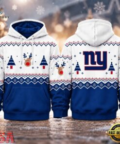 New York Giants NFL Christmas Game Day Hoodie Shirt, Sports Fans 3D Shirt New York Giants Nfl Christmas Game Day Hoodie Shirt