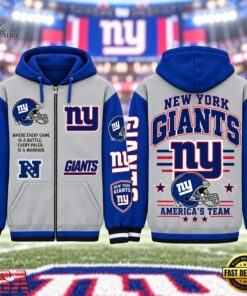 New York Giants NFL Gridiron Heritage Zip Hoodie, Sports Fans 3D Shirt New York Giants Nfl Gridiron Heritage Zip Hoodie