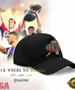 Newcastle Knights NRL Grand Final 2026 Our Time Cap, Fashion Baseball Cap Newcastle Knights Nrl Grand Final 2026 Our Time Cap