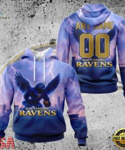 NFL Baltimore Ravens Special Realistic Design Hoodie, T Shirt, Sweatshirt, Sports Fans 3D Shirt Nfl Baltimore Ravens Special Realistic Design Hoodie T Shirt Sweatshirt 1