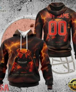 NFL Cleveland Browns Special Realistic Design Hoodie, T Shirt, Sweatshirt, Sports Fans 3D Shirt Nfl Cleveland Browns Special Realistic Design Hoodie T Shirt Sweatshirt 1
